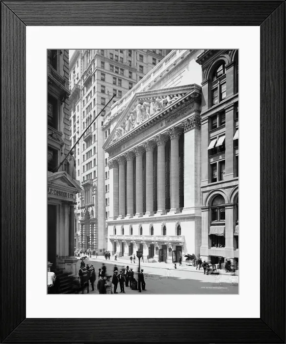 Framed Print : New York Stock Exchange, N.Y. c1904. Creator: Unknown Framed Print : New York Stock Exchange, N.Y. c1904. Creator: Unknown