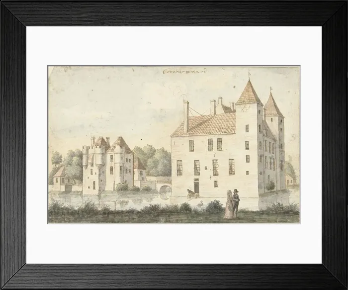 Framed Print : Beverweerd Castle, 1761-1828. Creator: Joseph Schmetterling Framed Print : Beverweerd Castle, 1761-1828. Creator: Joseph Schmetterling