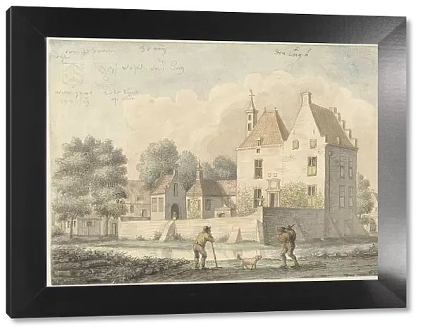 Castle Den Engh at Vleuten, 1822. Creator: Joseph Schmetterling