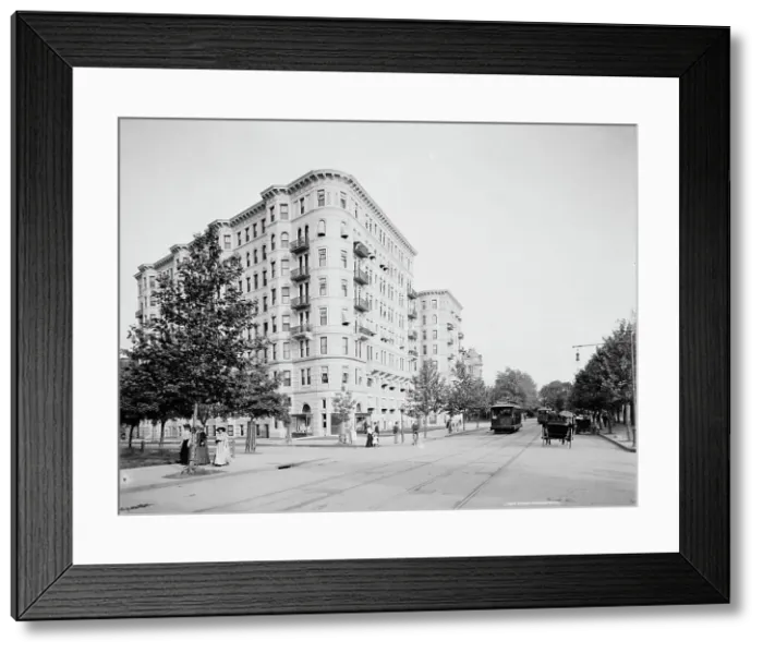 Framed Print : Connecticut Avenue, Washington, D.C. c1904. Creator: Unknown