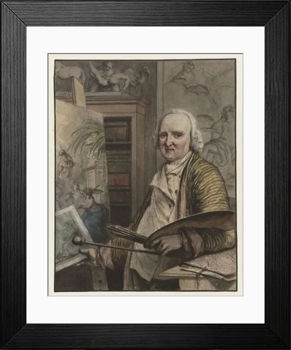 Framed Print : Self -portrait of Jurriaan Andriessen, 1799. Creator: Juriaan Andriessen Framed Print : Self -portrait of Jurriaan Andriessen, 1799. Creator: Juriaan Andriessen