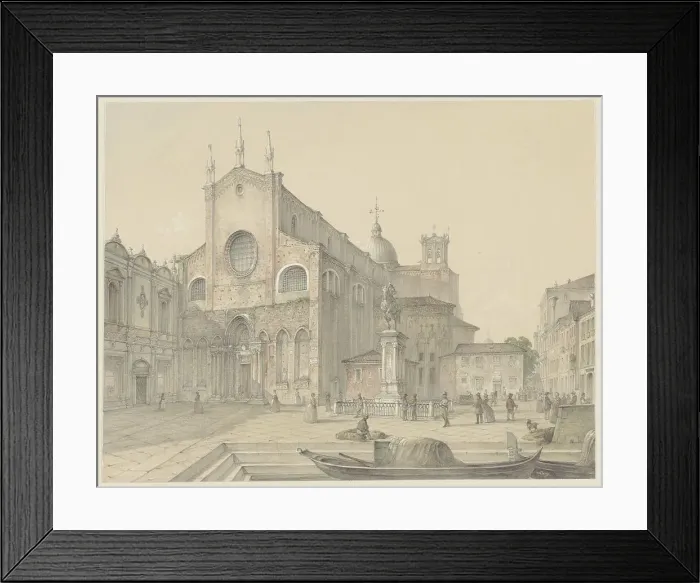 Framed Print : Venice: S. Giovanni & Paolo, 1824-1888. Creator: Karoly Lajos Libay. Venice: S. Giovanni & Paolo, 1824-1888. Creator: Karoly Lajos Libay Framed Print : Venice: S. Giovanni & Paolo, 1824-1888. Creator: Karoly Lajos Libay. Venice: S. Giovanni & Paolo, 1824-1888. Creator: Karoly Lajos Libay