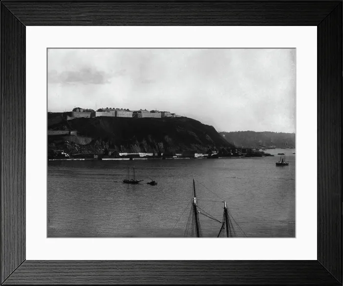 Framed Print : Quebec from Levis, between 1890 and 1906. Creator: Unknown Framed Print : Quebec from Levis, between 1890 and 1906. Creator: Unknown