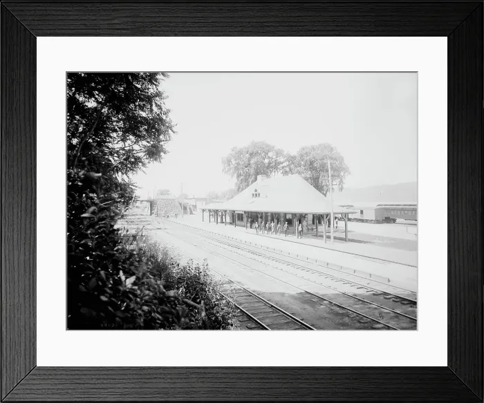 Framed Print : Dobb's Ferry, between 1880 and 1930. Creator: Unknown Framed Print : Dobb's Ferry, between 1880 and 1930. Creator: Unknown