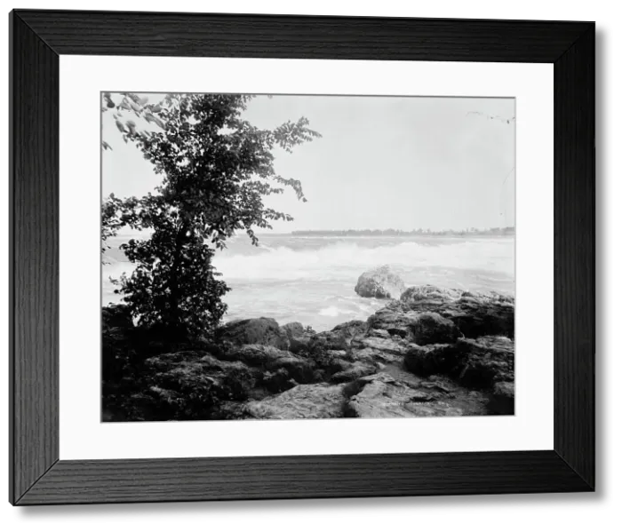 Framed Print : Niagara Rapids, between 1880 and 1899. Creator: Unknown Framed Print : Niagara Rapids, between 1880 and 1899. Creator: Unknown