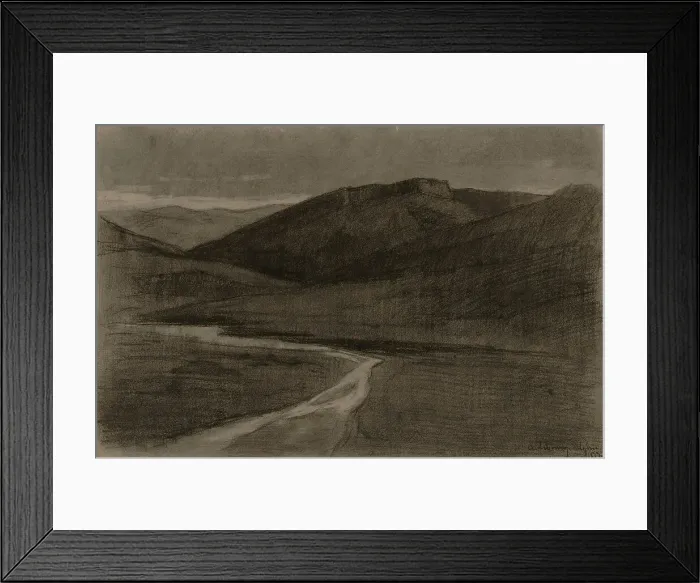 Framed Print : Algerian Landscape, 1873. Creator: Albert Lebourg Framed Print : Algerian Landscape, 1873. Creator: Albert Lebourg