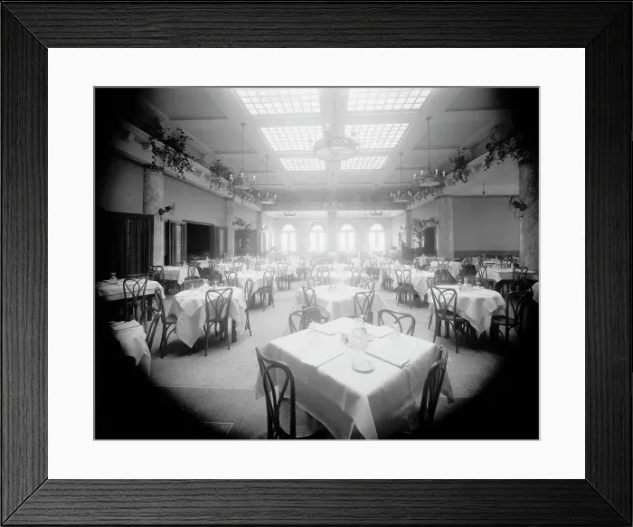 Framed Print : Edelweiss Cafe, Grill Room, Detroit, Mich. between 1905 and 1915. Creator: Unknown Framed Print : Edelweiss Cafe, Grill Room, Detroit, Mich. between 1905 and 1915. Creator: Unknown