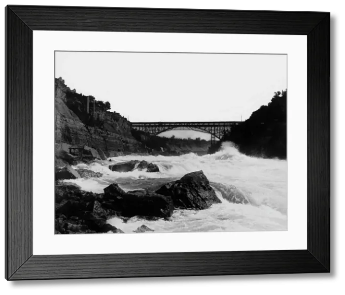 Framed Print : Whirlpool rapids, c1900. Creator: Unknown Framed Print : Whirlpool rapids, c1900. Creator: Unknown