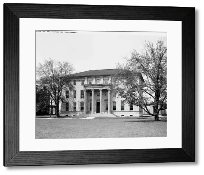 Framed Print : Hall of Languages, New York University, between 1900 and 1906. Creator: Unknown Framed Print : Hall of Languages, New York University, between 1900 and 1906. Creator: Unknown