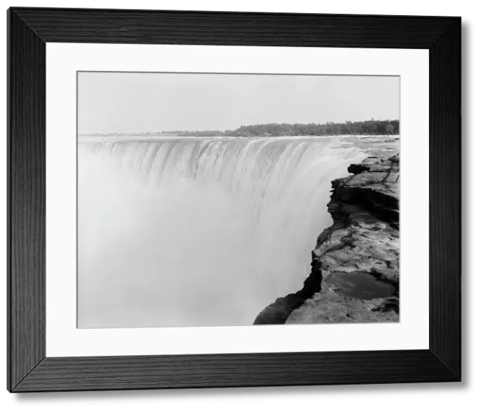 Framed Print : The [Horseshoe] Falls from above, between 1890 and 1899. Creator: Unknown