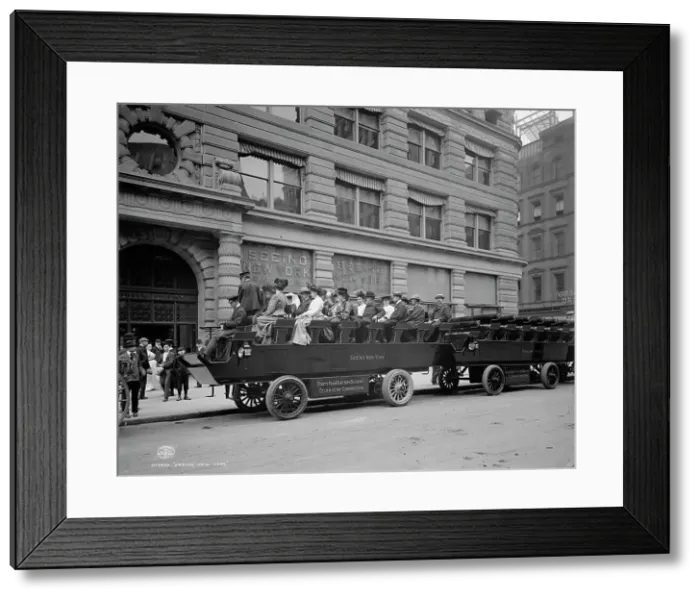 Framed Print : Seeing New York, c1904. Creator: Unknown Framed Print : Seeing New York, c1904. Creator: Unknown