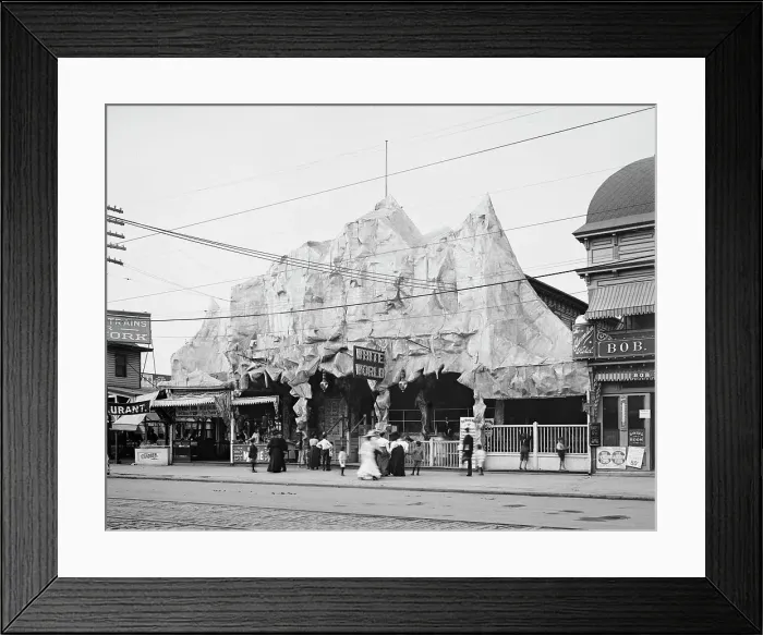 Framed Print : White World, Coney Island, N.Y. between 1900 and 1905. Creator: Unknown