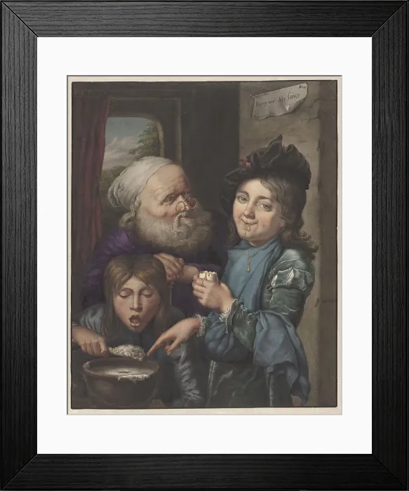 Framed Print : To each his own, 1810-1852. Creator: Louis Henri de Fontenay Framed Print : To each his own, 1810-1852. Creator: Louis Henri de Fontenay