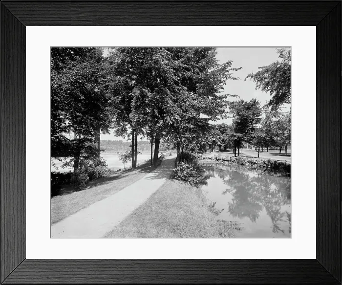 Framed Print : Prospect Park, between 1890 and 1899. Creator: Unknown Framed Print : Prospect Park, between 1890 and 1899. Creator: Unknown