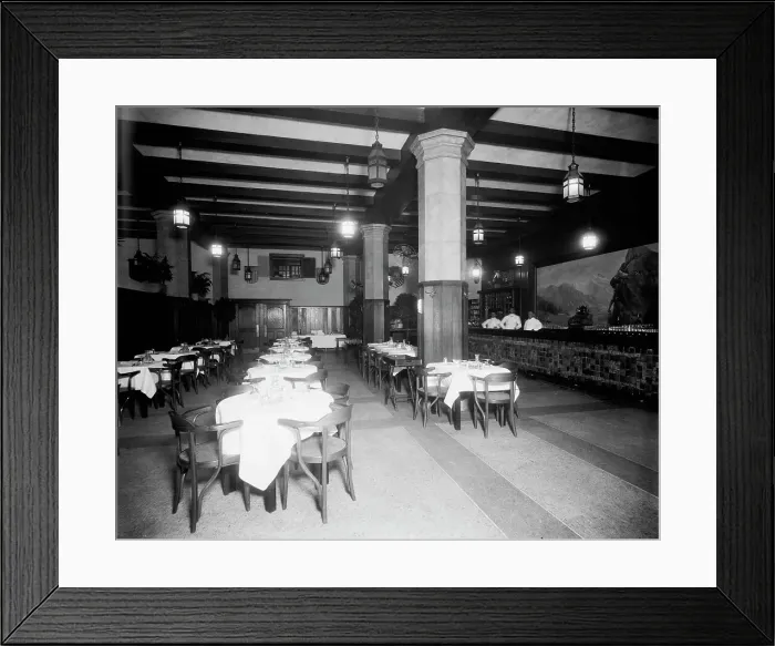 Framed Print : Edelweiss Cafe, bar room, Detroit, Mich. between 1905 and 1915. Creator: Unknown Framed Print : Edelweiss Cafe, bar room, Detroit, Mich. between 1905 and 1915. Creator: Unknown