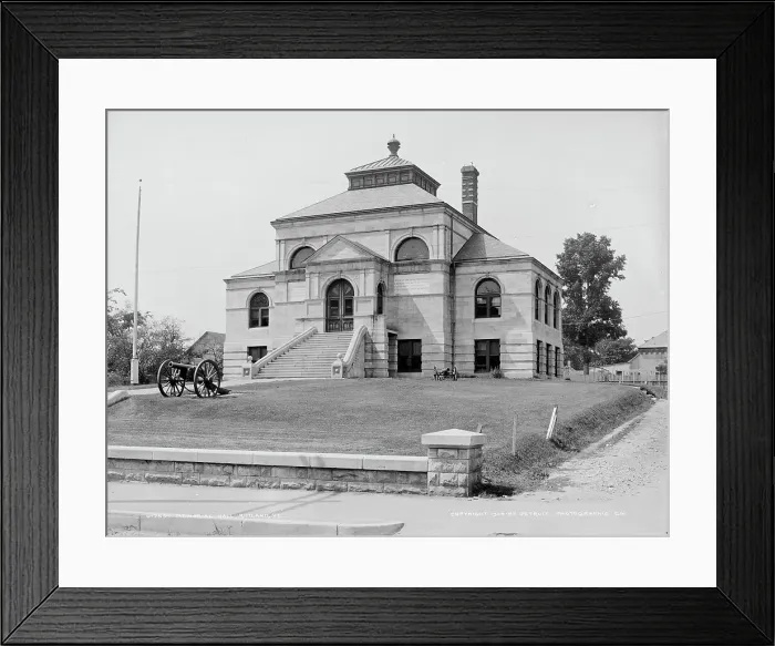 Framed Print : Memorial Hall, Rutland, Vt. c1904. Creator: Unknown Framed Print : Memorial Hall, Rutland, Vt. c1904. Creator: Unknown