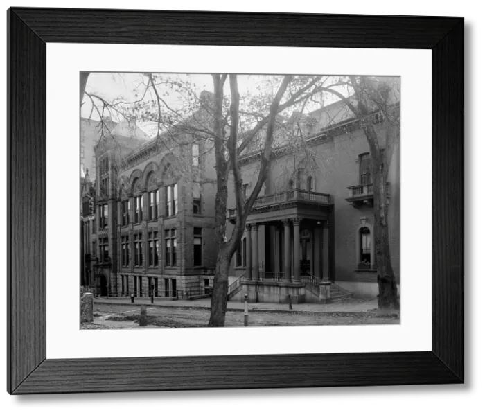 Framed Print : Free Public Library, Worcester, Mass. between 1905 and 1915. Creator: Unknown Framed Print : Free Public Library, Worcester, Mass. between 1905 and 1915. Creator: Unknown
