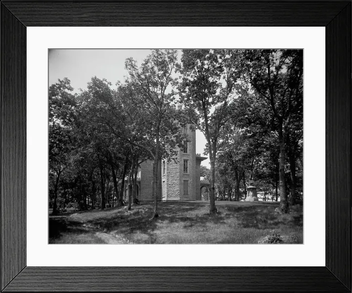 Framed Print : Jay Cooke's residence on Gibraltor [sic], Put-in-Bay, between 1880 and 1899. Creator: Unknown