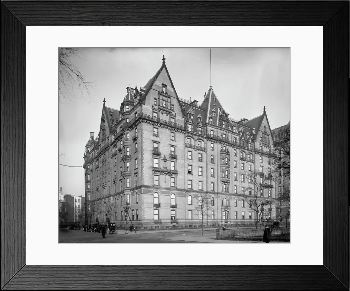 Framed Print : Dakota Apartment House, New York, N.Y. between 1905 and 1915. Creator: Unknown Framed Print : Dakota Apartment House, New York, N.Y. between 1905 and 1915. Creator: Unknown