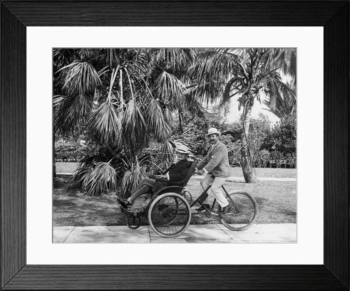 Framed Print : Joe Jefferson at Palm Beach, Fla. c1904. Creator: Unknown Framed Print : Joe Jefferson at Palm Beach, Fla. c1904. Creator: Unknown