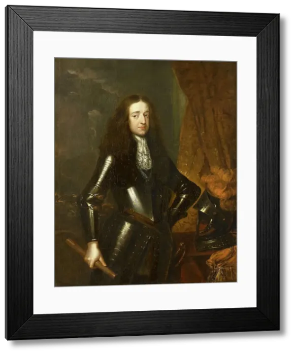 Framed Print : Portrait of Willem III (1650-1702), Prince of Orange and since 1689, King of England, 1670-1684. Creator: Gaspar Netscher Framed Print : Portrait of Willem III (1650-1702), Prince of Orange and since 1689, King of England, 1670-1684. Creator: Gaspar Netscher