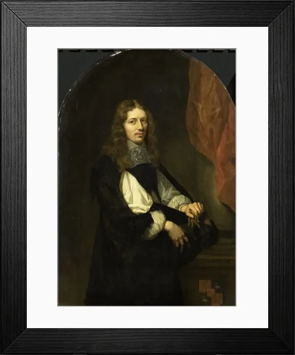 Framed Print : Portrait of Pieter de Graeff (1638-1707), lord of Zuid-Polsbroek, Purmerland, and Ilpendam. Alderman Creator: Gaspar Netscher Framed Print : Portrait of Pieter de Graeff (1638-1707), lord of Zuid-Polsbroek, Purmerland, and Ilpendam. Alderman Creator: Gaspar Netscher