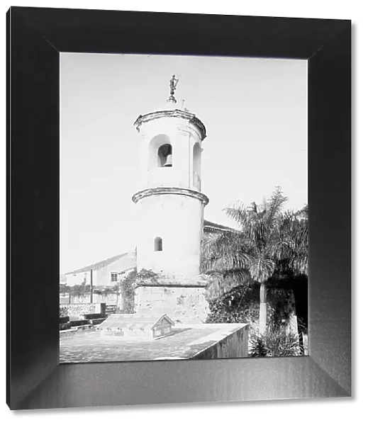 Tower of Cuartel De La Fuerza, Havana, Cuba, c1904. Creator: Unknown