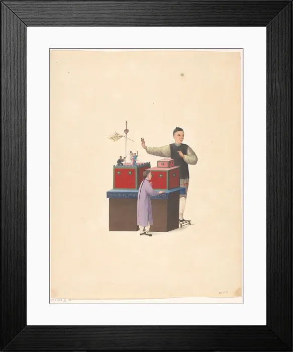 Framed Print : Chinese viewer, 1805 or later. Creator: Anon Framed Print : Chinese viewer, 1805 or later. Creator: Anon
