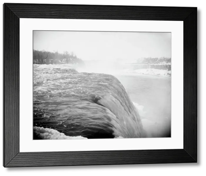 Framed Print : Niagara Falls from Prospect Point, between 1880 and 1901. Creator: Unknown Framed Print : Niagara Falls from Prospect Point, between 1880 and 1901. Creator: Unknown