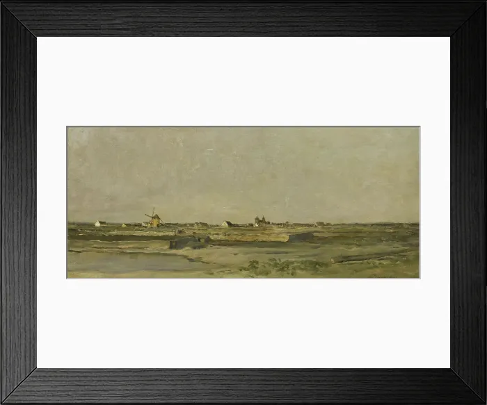Framed Print : Landscape, 1840-1878. Creator: Charles Francois Daubigny Framed Print : Landscape, 1840-1878. Creator: Charles Francois Daubigny