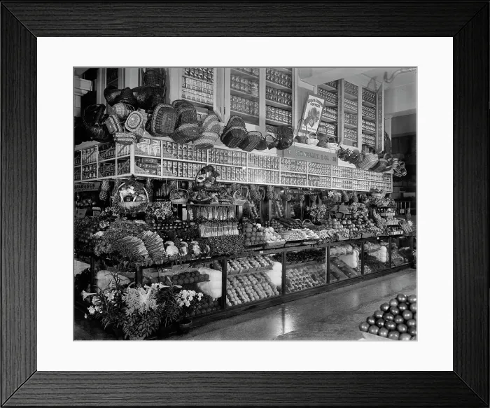 Framed Print : Edw. Neumann, Broadway Market, Detroit, Mich. between 1905 and 1915. Creator: Unknown Framed Print : Edw. Neumann, Broadway Market, Detroit, Mich. between 1905 and 1915. Creator: Unknown