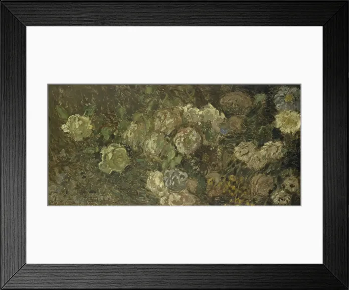 Framed Print : Flowers, 1860-1912. Creator: Claude Monet