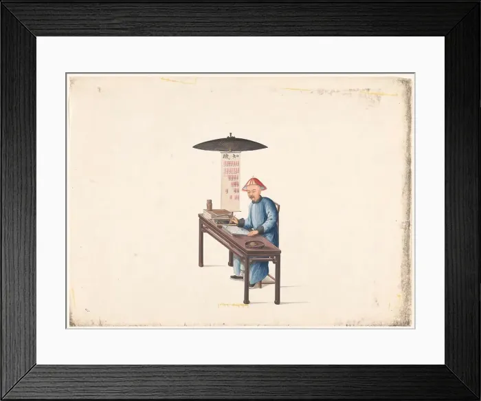 Framed Print : Chinese fortune teller, 1800-1899. Creator: Anon Framed Print : Chinese fortune teller, 1800-1899. Creator: Anon
