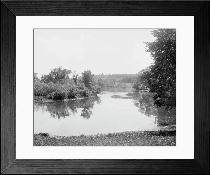 Framed Print : Glimpse of paradise, Smith College, Northampton, between 1900 and 1906. Creator: Unknown Framed Print : Glimpse of paradise, Smith College, Northampton, between 1900 and 1906. Creator: Unknown