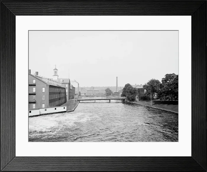 Framed Print : Paper mills, Holyoke, Mass. between 1900 and 1906. Creator: Unknown