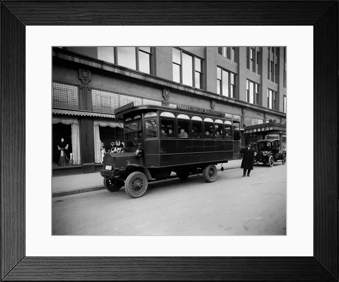 Framed Print : Free transfer auto, Elliott, Taylor, Woolfenden Co. Detroit, Mich. between 1905 and 1915. Creator: Unknown Framed Print : Free transfer auto, Elliott, Taylor, Woolfenden Co. Detroit, Mich. between 1905 and 1915. Creator: Unknown