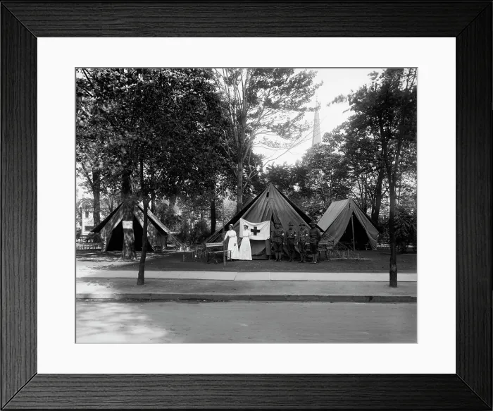 Framed Print : Visiting Nurses Association, Grand Army of the Republic National Encampment, 1914... Mich. 1914. Creator: Unknown Framed Print : Visiting Nurses Association, Grand Army of the Republic National Encampment, 1914... Mich. 1914. Creator: Unknown