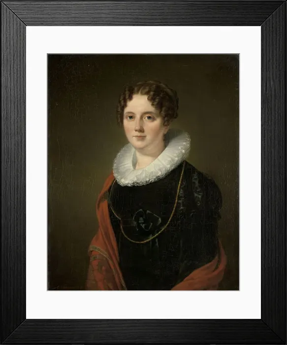 Framed Print : Marie Allebé-Herckenrath, Grandmother of the Painter August Allebé, 1820. Creator: Cornelis Kruseman Framed Print : Marie Allebé-Herckenrath, Grandmother of the Painter August Allebé, 1820. Creator: Cornelis Kruseman
