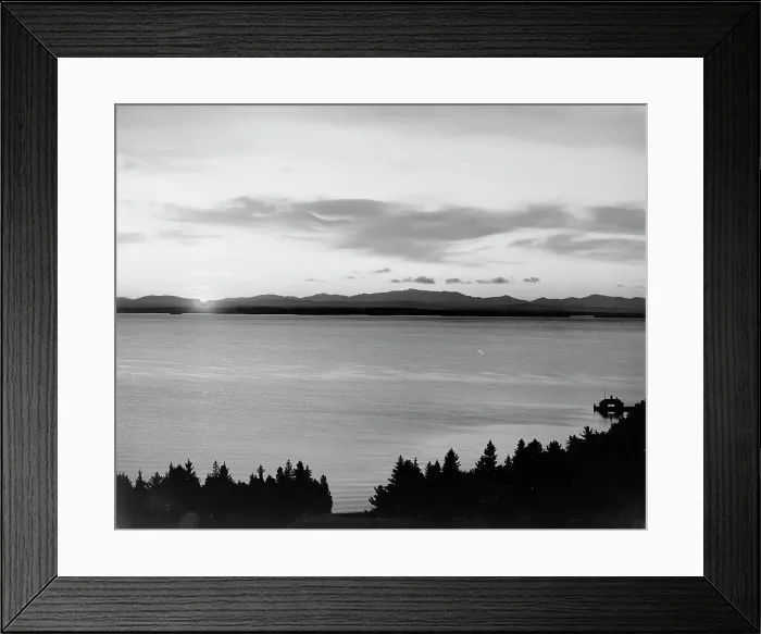 Framed Print : Sunrise at Hotel Champlain, N.Y. c1904. Creator: Unknown Framed Print : Sunrise at Hotel Champlain, N.Y. c1904. Creator: Unknown