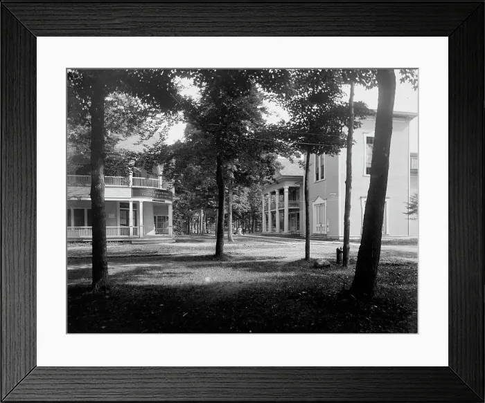 Framed Print : Street scene, Chatauqua [sic], between 1880 and 1899. Creator: Unknown
