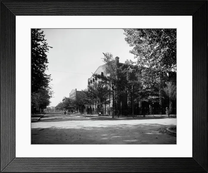 Framed Print : Group of warehouses, Walker distillery, Walkerville, Ont. between 1905 and 1915. Creator: Unknown