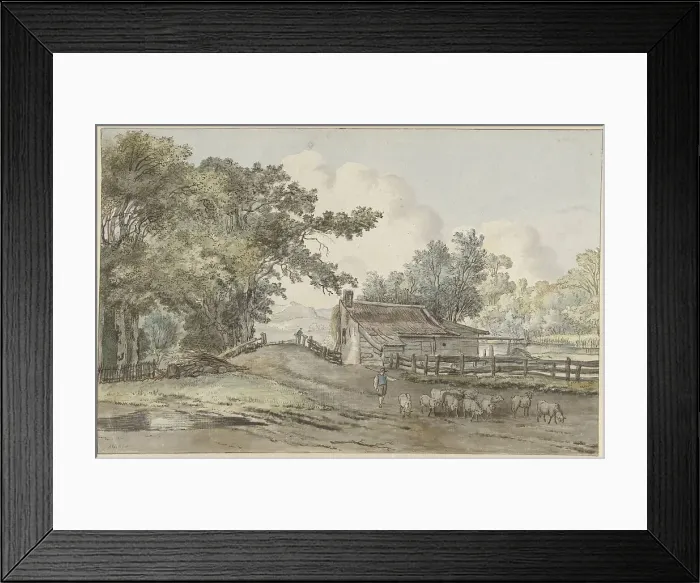 Framed Print : Elswoutshoek in Overveen, 1801. Creator: Pieter Gerardus van Os Framed Print : Elswoutshoek in Overveen, 1801. Creator: Pieter Gerardus van Os