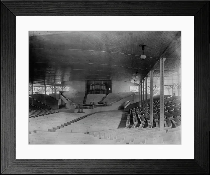 Framed Print : Assembly hall, Chautauqua, c1898. Creator: Unknown Framed Print : Assembly hall, Chautauqua, c1898. Creator: Unknown