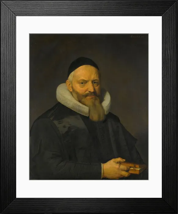 Framed Print : Portrait of Anthony de Wale (1573-1639), 1636. Creator: David Bailly Framed Print : Portrait of Anthony de Wale (1573-1639), 1636. Creator: David Bailly