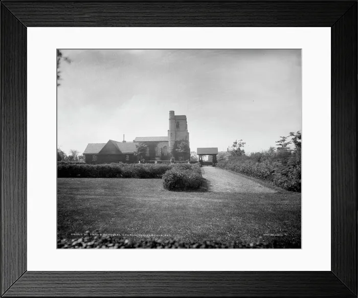 Framed Print : St. Mary's Memorial Church, Walkerville, Ont. between 1905 and 1915. Creator: Unknown Framed Print : St. Mary's Memorial Church, Walkerville, Ont. between 1905 and 1915. Creator: Unknown