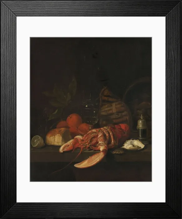 Framed Print : Still Life, c.1668. Creator: David Davidsz de Heem Framed Print : Still Life, c.1668. Creator: David Davidsz de Heem