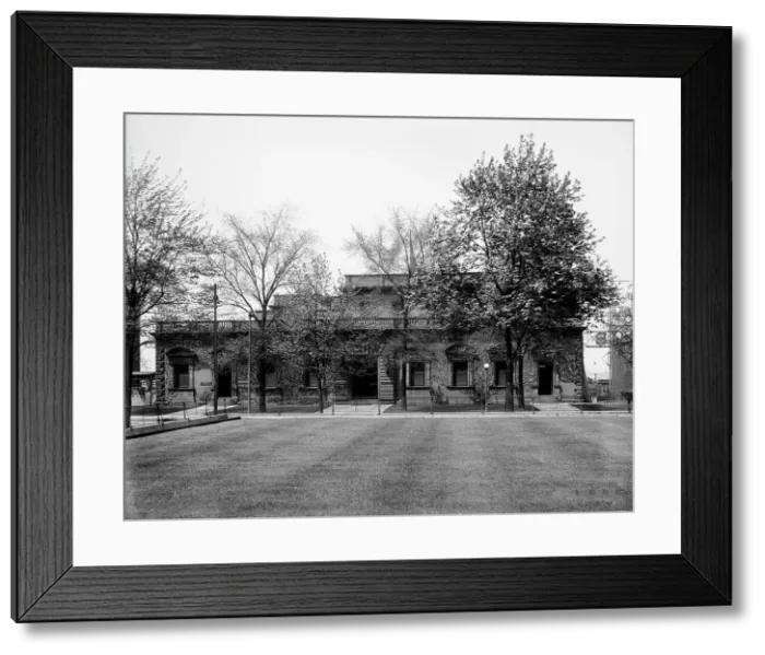 Framed Print : South front, offices, Hiram Walker & Sons, Walkerville, Ont. between 1905 and 1915. Creator: Unknown. South front, offices, Hiram Walker & Sons, Walkerville, Ont. between 1905 and 1915. Creator: Unknown Framed Print : South front, offices, Hiram Walker & Sons, Walkerville, Ont. between 1905 and 1915. Creator: Unknown. South front, offices, Hiram Walker & Sons, Walkerville, Ont. between 1905 and 1915. Creator: Unknown