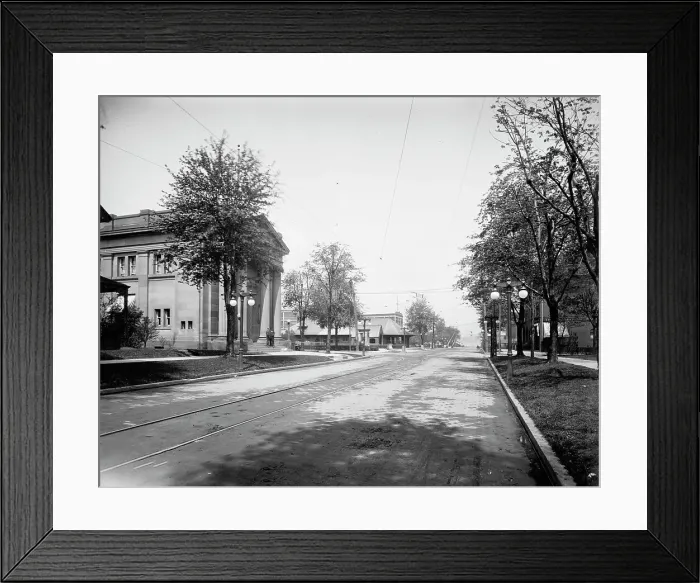 Framed Print : Bank of Commerce, Devonshire Road, Walkerville, Ont. between 1905 and 1915. Creator: Unknown Framed Print : Bank of Commerce, Devonshire Road, Walkerville, Ont. between 1905 and 1915. Creator: Unknown