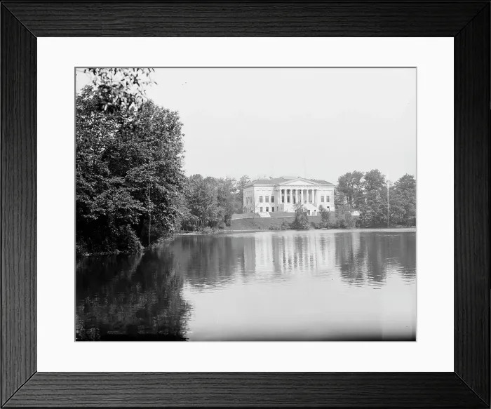 Framed Print : Buffalo Historical Society building, Delaware Park, Buffalo, N.Y. c1904. Creator: Unknown Framed Print : Buffalo Historical Society building, Delaware Park, Buffalo, N.Y. c1904. Creator: Unknown