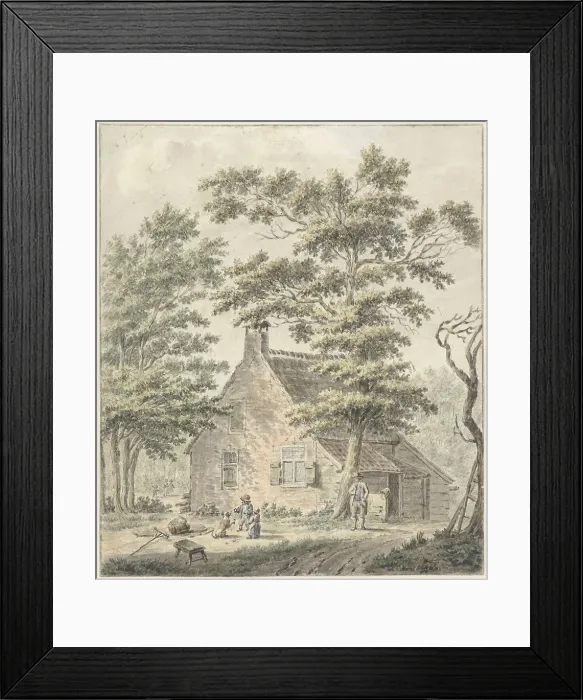 Framed Print : House in Aerdenhout, 1804. Creator: Warner Horstink Framed Print : House in Aerdenhout, 1804. Creator: Warner Horstink
